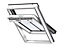Velux Pivothung White Timber Centre pivot Roof window, (H)980mm (W)550mm