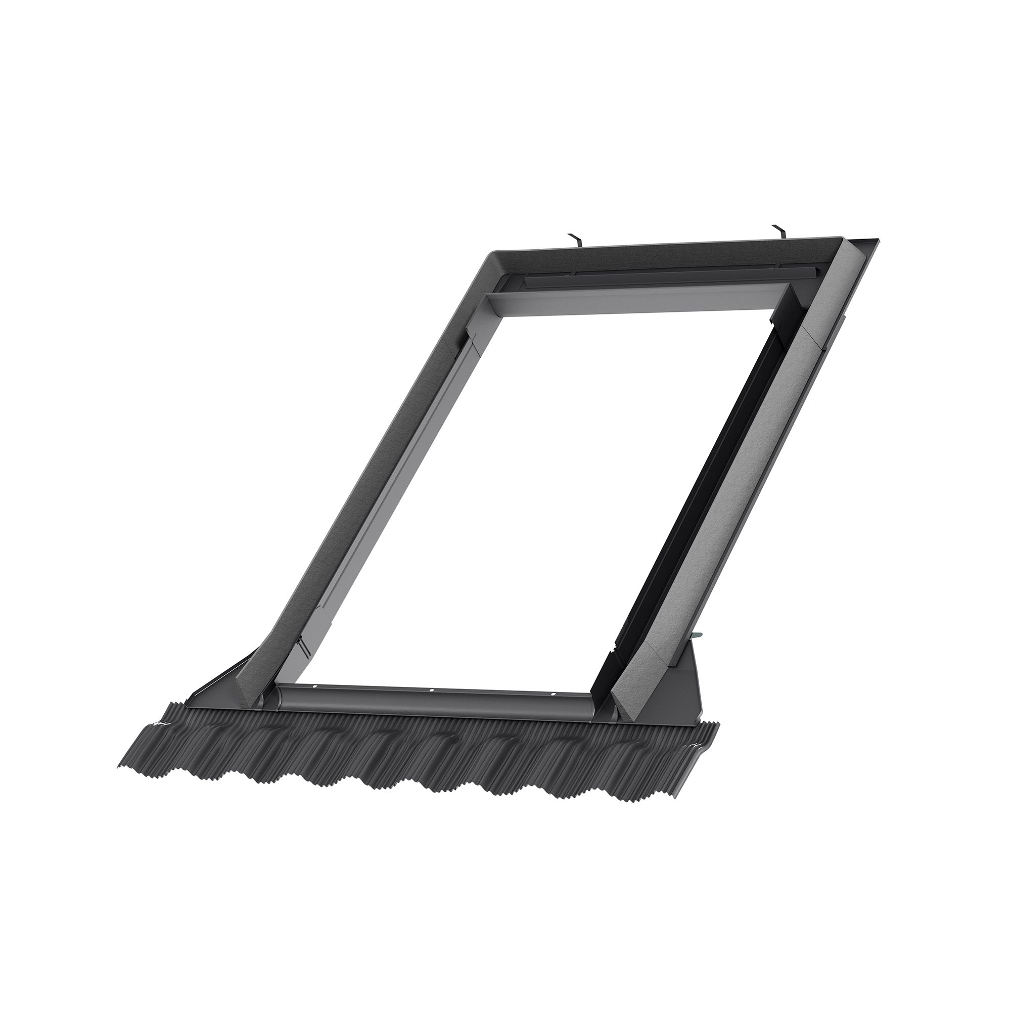 Velux Pro+ Grey Aluminium Tile flashing (W)1140mm x