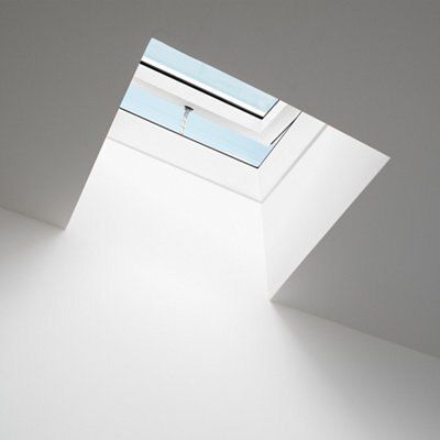 Velux White Roof window, (H)1190mm (W)1190mm