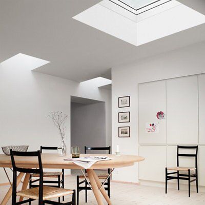 Velux White Roof window, (H)1190mm (W)1190mm