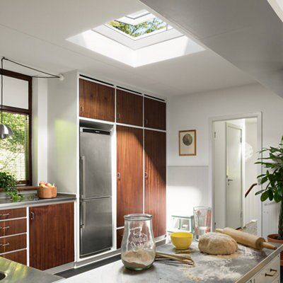 Velux White Roof window, (H)1190mm (W)1190mm
