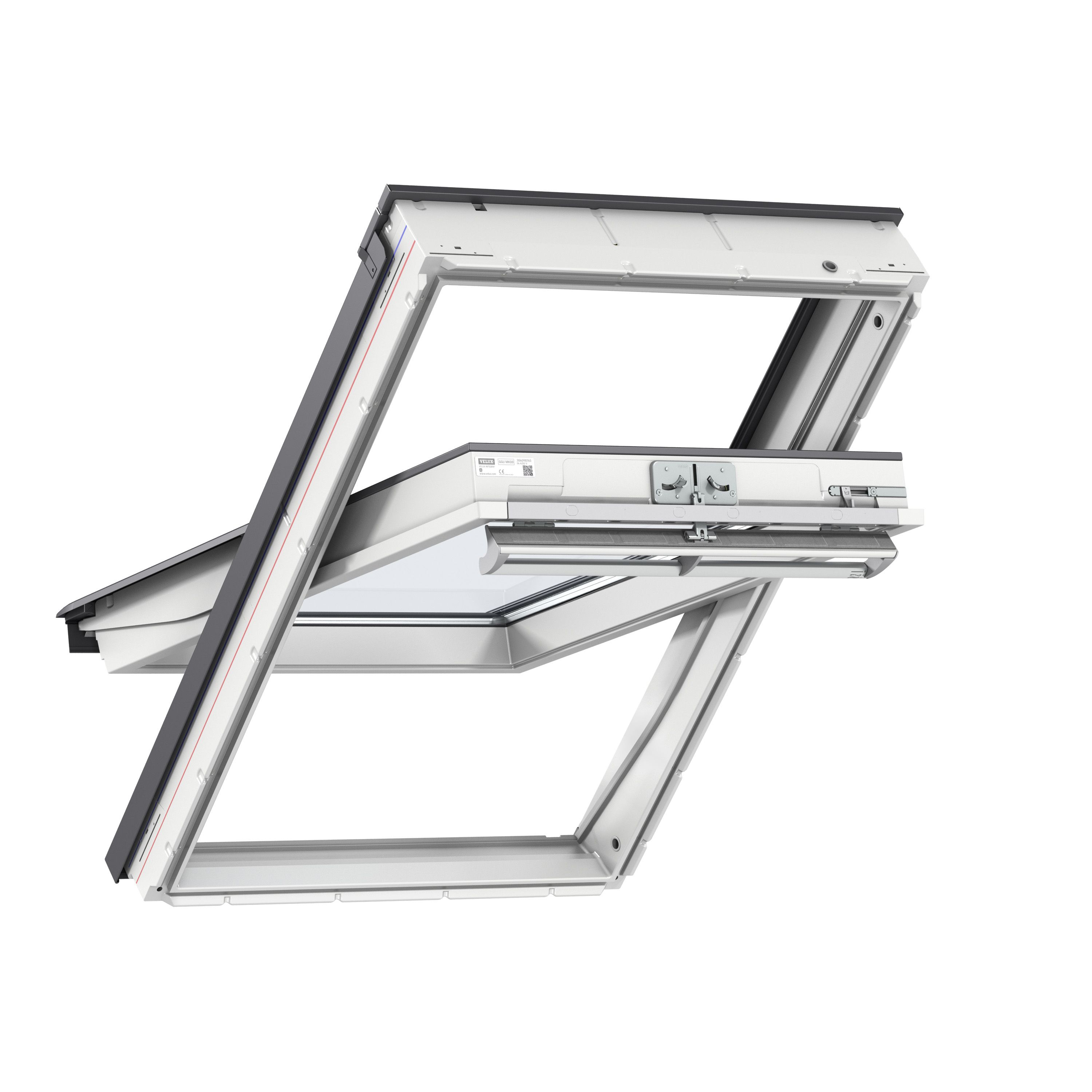VELUX White Timber Centre pivot Roof window (H)1400mm (W)1340mm | DIY ...