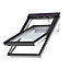 Velux White Timber Centre pivot Roof window, (H)780mm (W)550mm