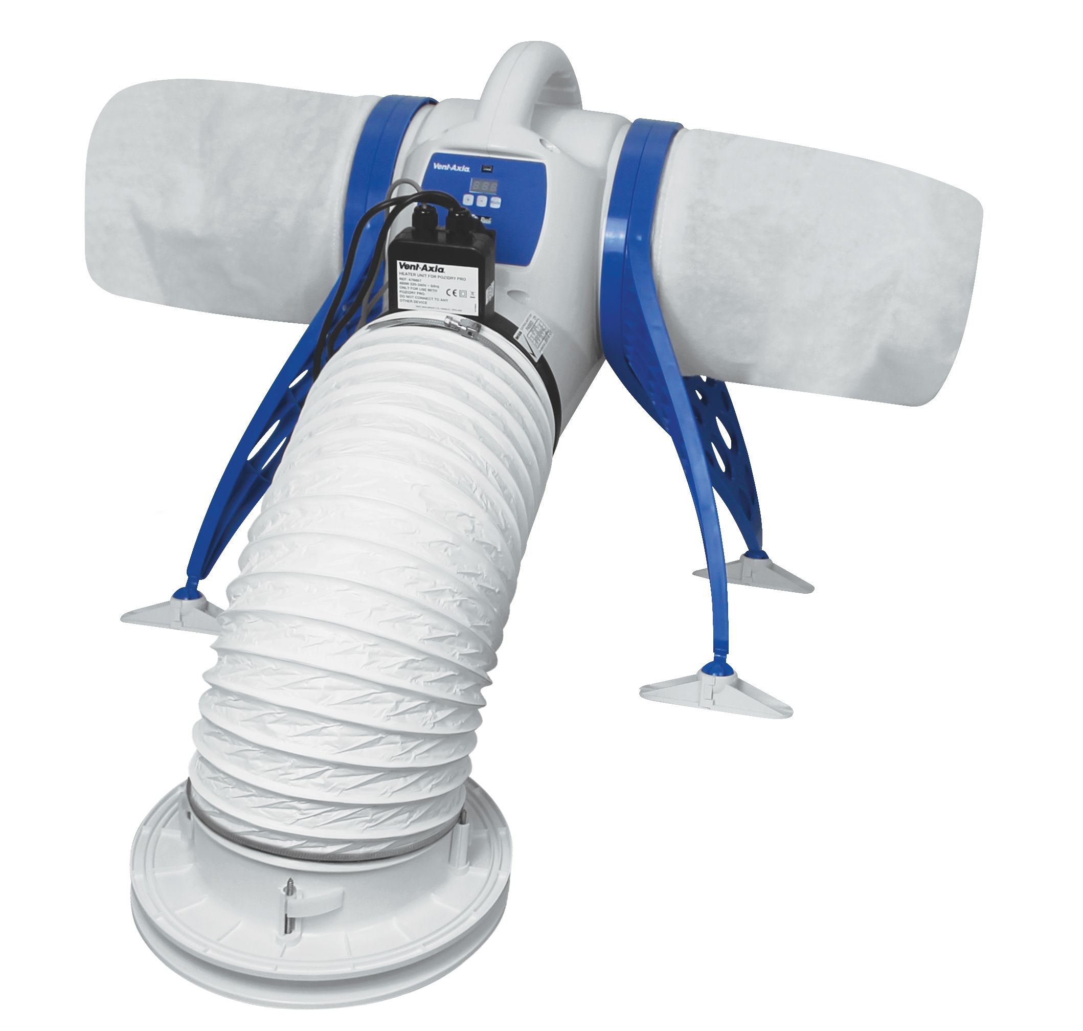 Vent-Axia Blue & white Air vent, (H)300mm (W)200mm