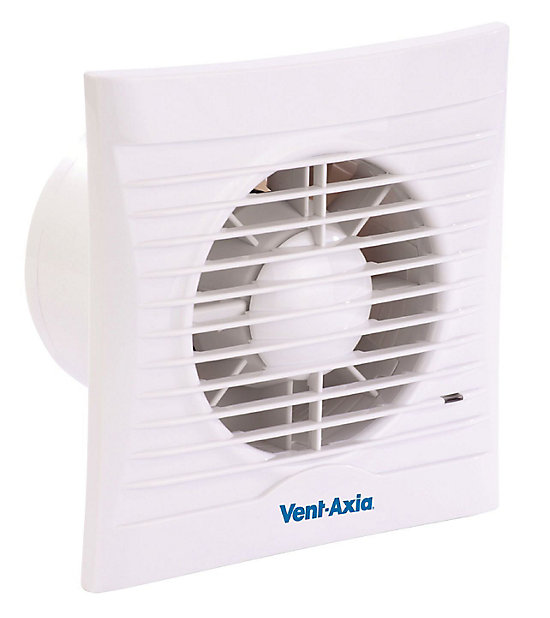 Vent Axia Sil100 Bathroom Extractor Fan Diy At B Q - Vent Axia Bathroom Extractor Fan Not Working