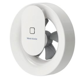 Vent-Axia Svara Lo-Carbon 409802 Bathroom Smart Extractor fan (Dia)99mm