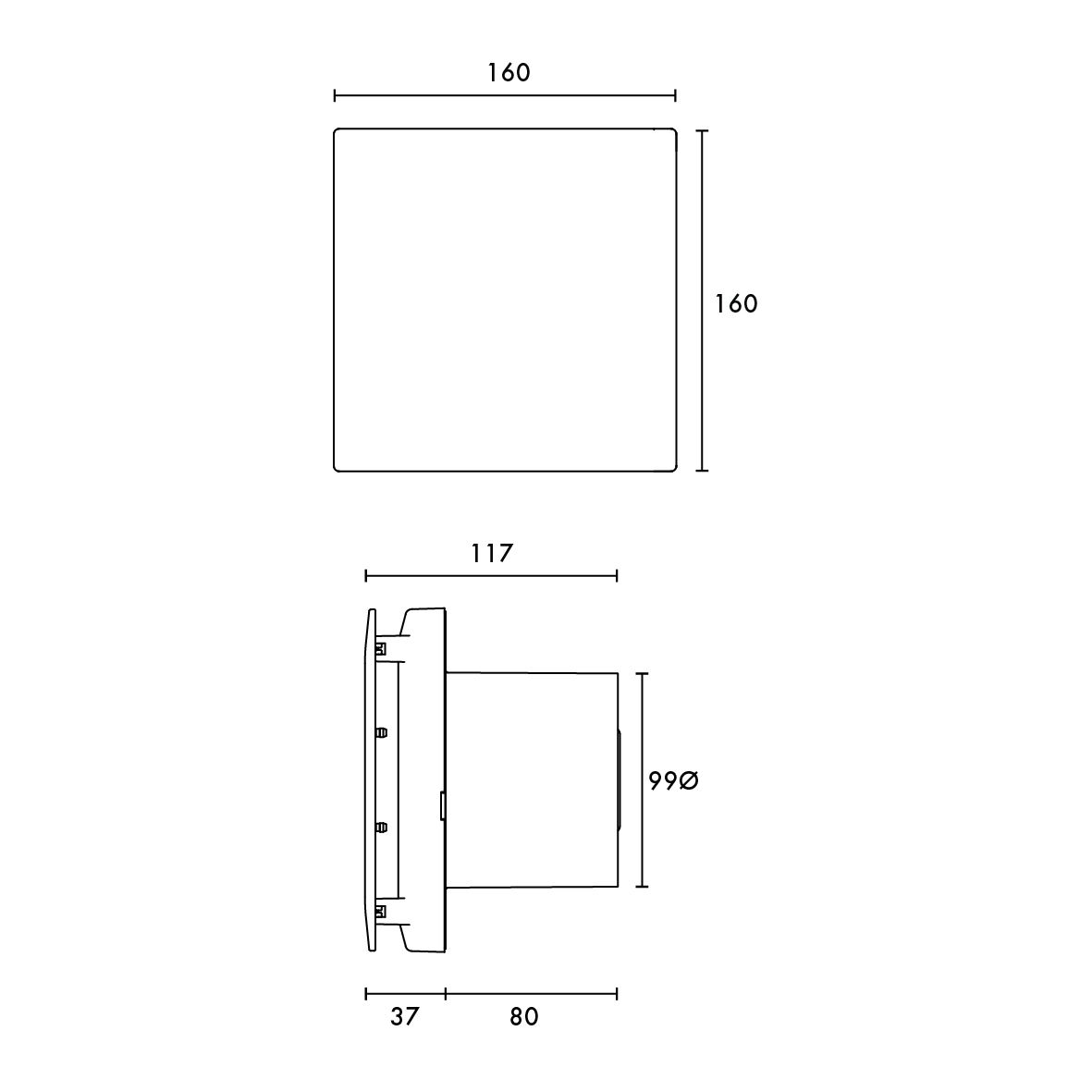 Vent-Axia 251410 100mm (4") Axial Bathroom Extractor Fan with Timer White 240V - 11