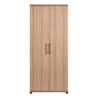 Vermont Oak effect Double Wardrobe (H)1879mm (W)804mm (D)525mm