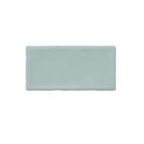 Vernisse Blue Gloss Ceramic Wall Tile Sample