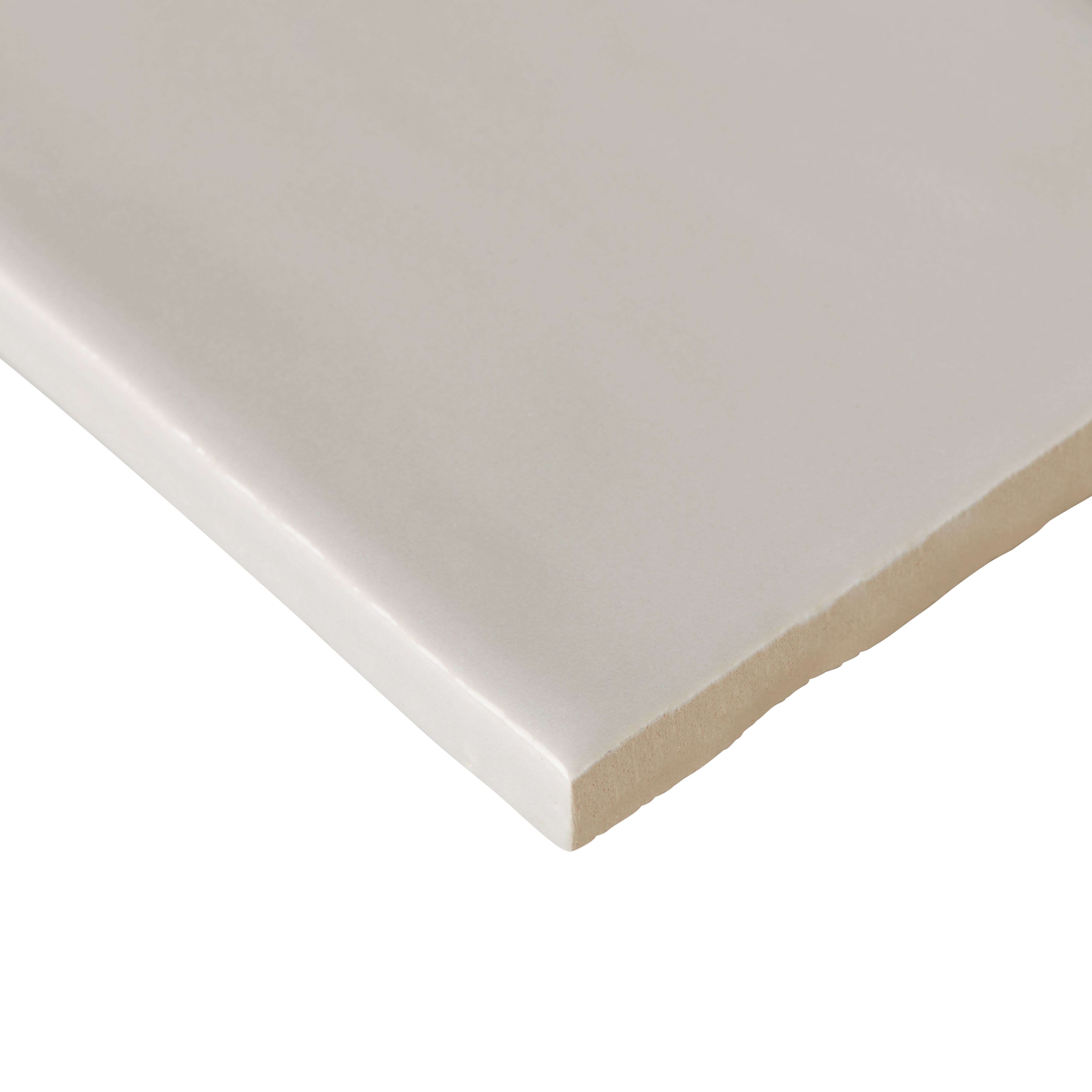 Vernisse Grey Gloss Ceramic Indoor Wall Tile Sample