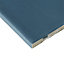 Vernisse Mallard blue Gloss Plain Embossed Ceramic Indoor Wall tile, Pack of 41, (L)301mm (W)75.4mm