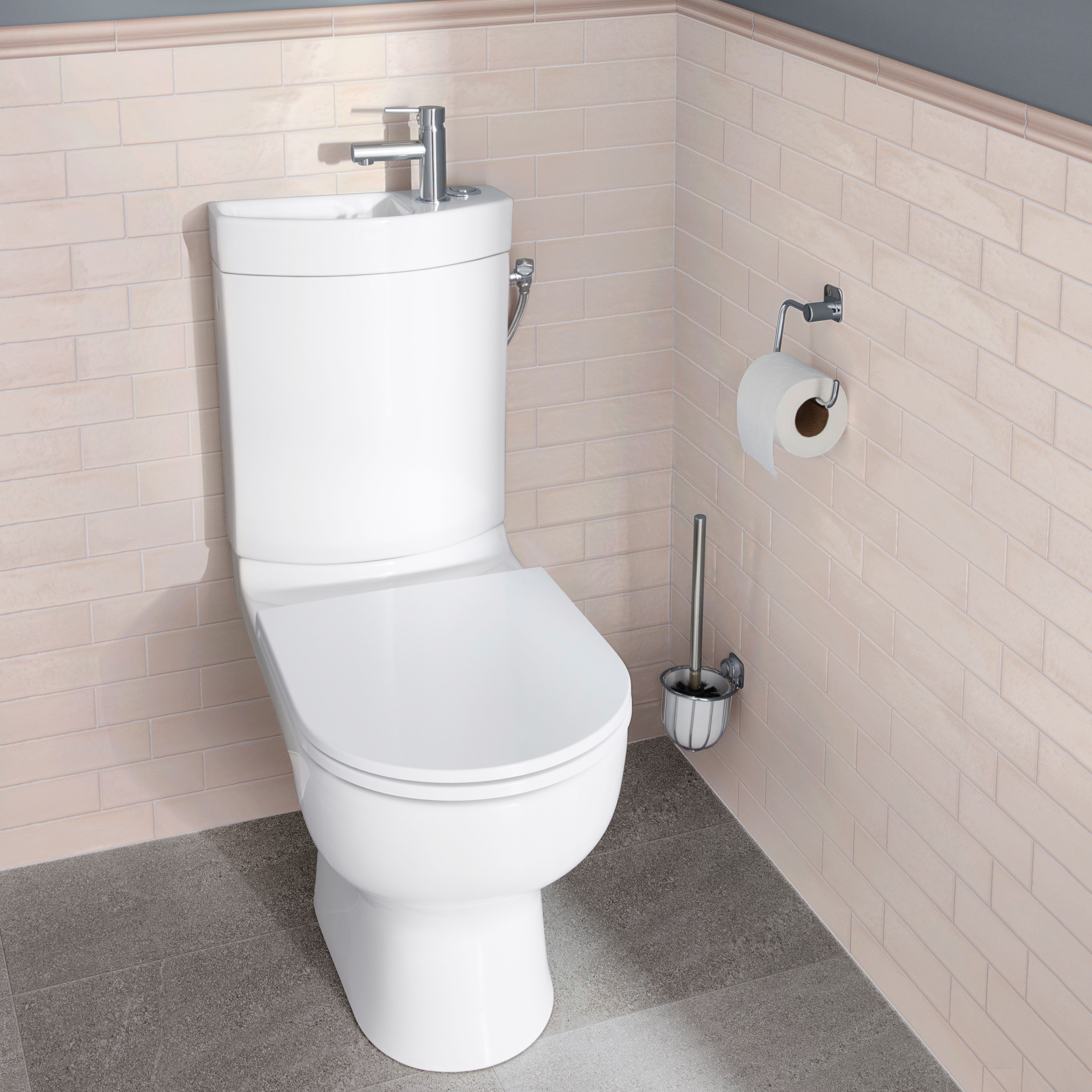 Vernisse Off white Gloss Ceramic Indoor Wall Tile Sample