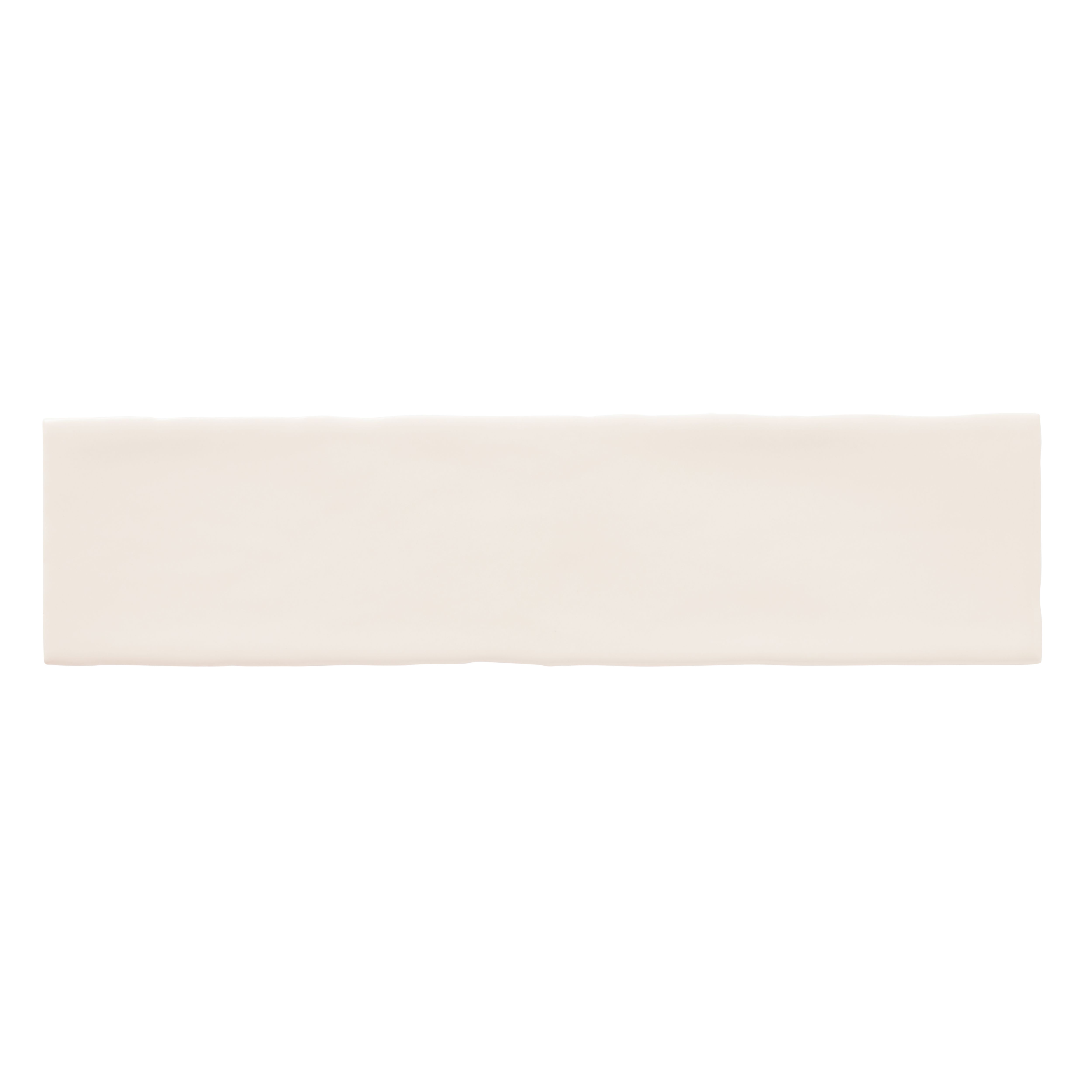 Vernisse Off white Gloss Ceramic Wall Tile Sample