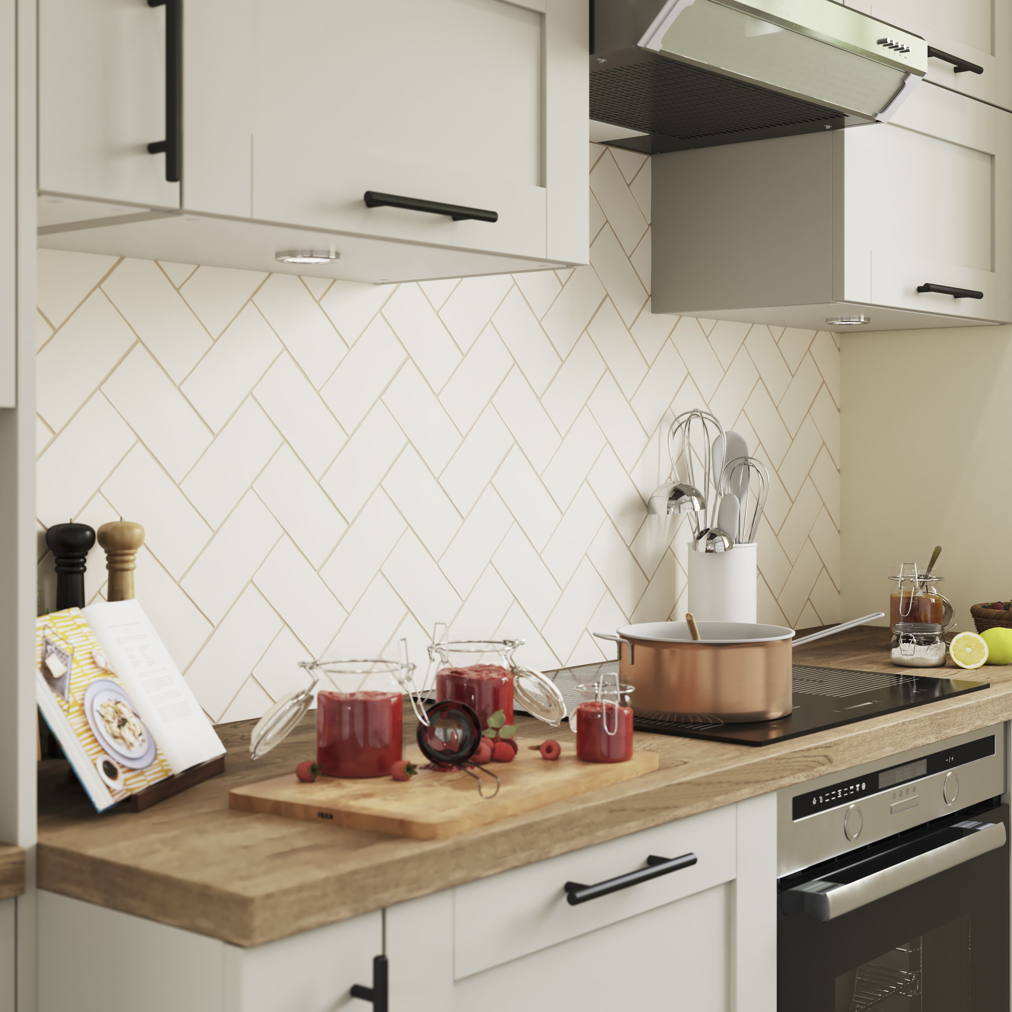 B&q kitchen store wall tiles