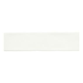 Vernisse Rectangular White Gloss Ceramic Wall Tile Sample