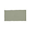 Vernisse Sage green Gloss Plain Ceramic Indoor Wall Tile, Pack of 80, (L)150mm (W)75.4mm