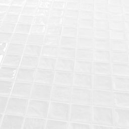 Vernisse White Gloss Ceramic Wall Tile, Pack of 84, (L)100mm (W)100mm