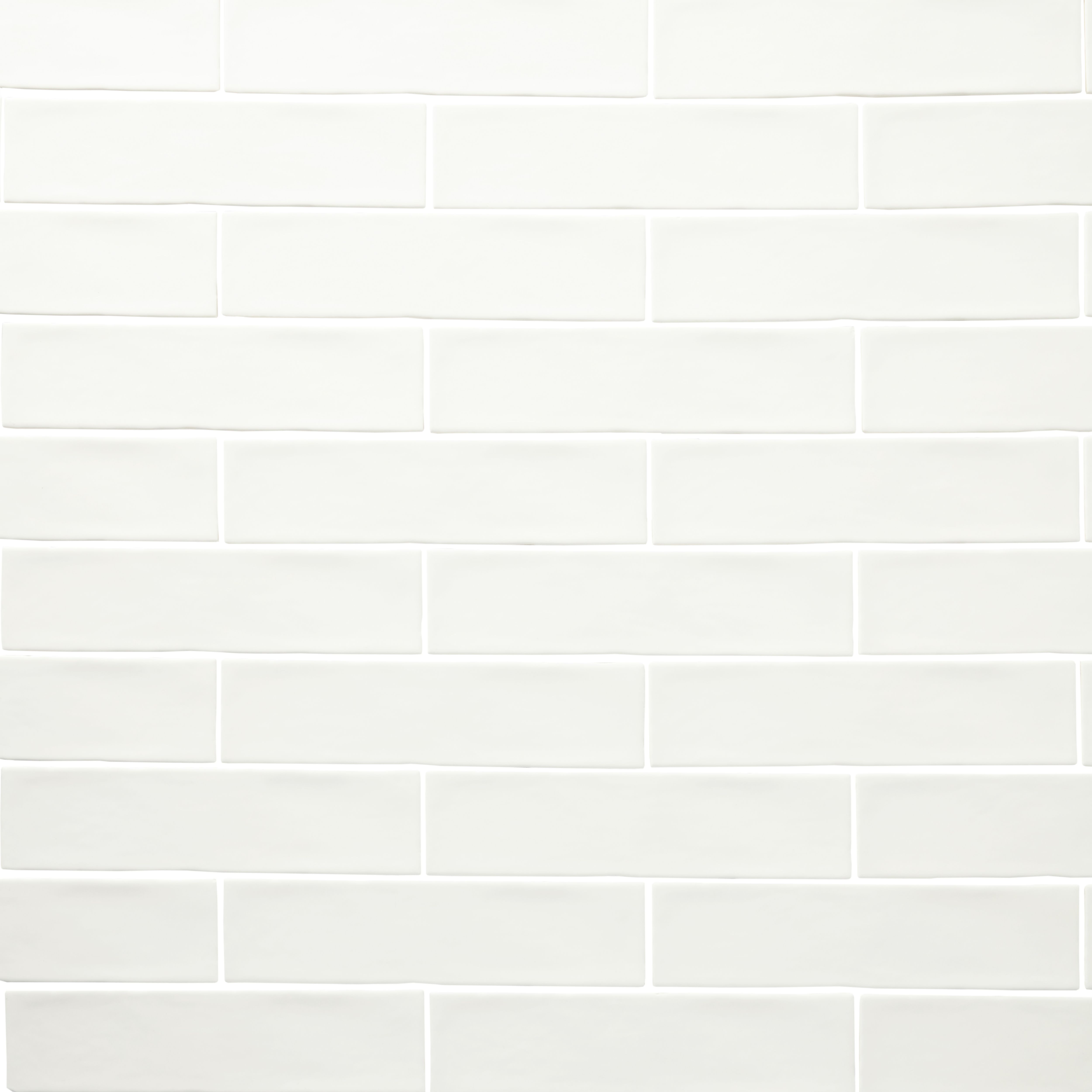 Vernisse White Gloss Ceramic Wall Tile Sample