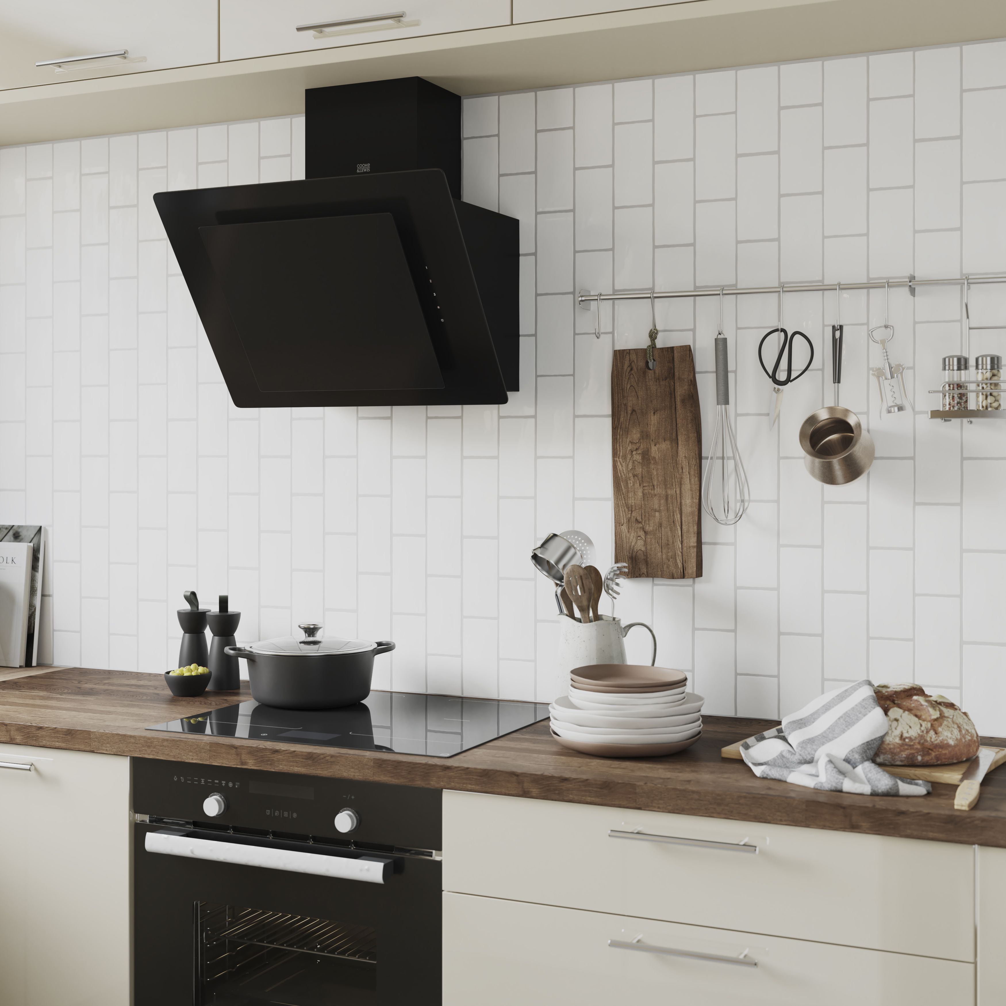 Vernisse White Gloss Plain Ceramic Indoor Wall tile - 8