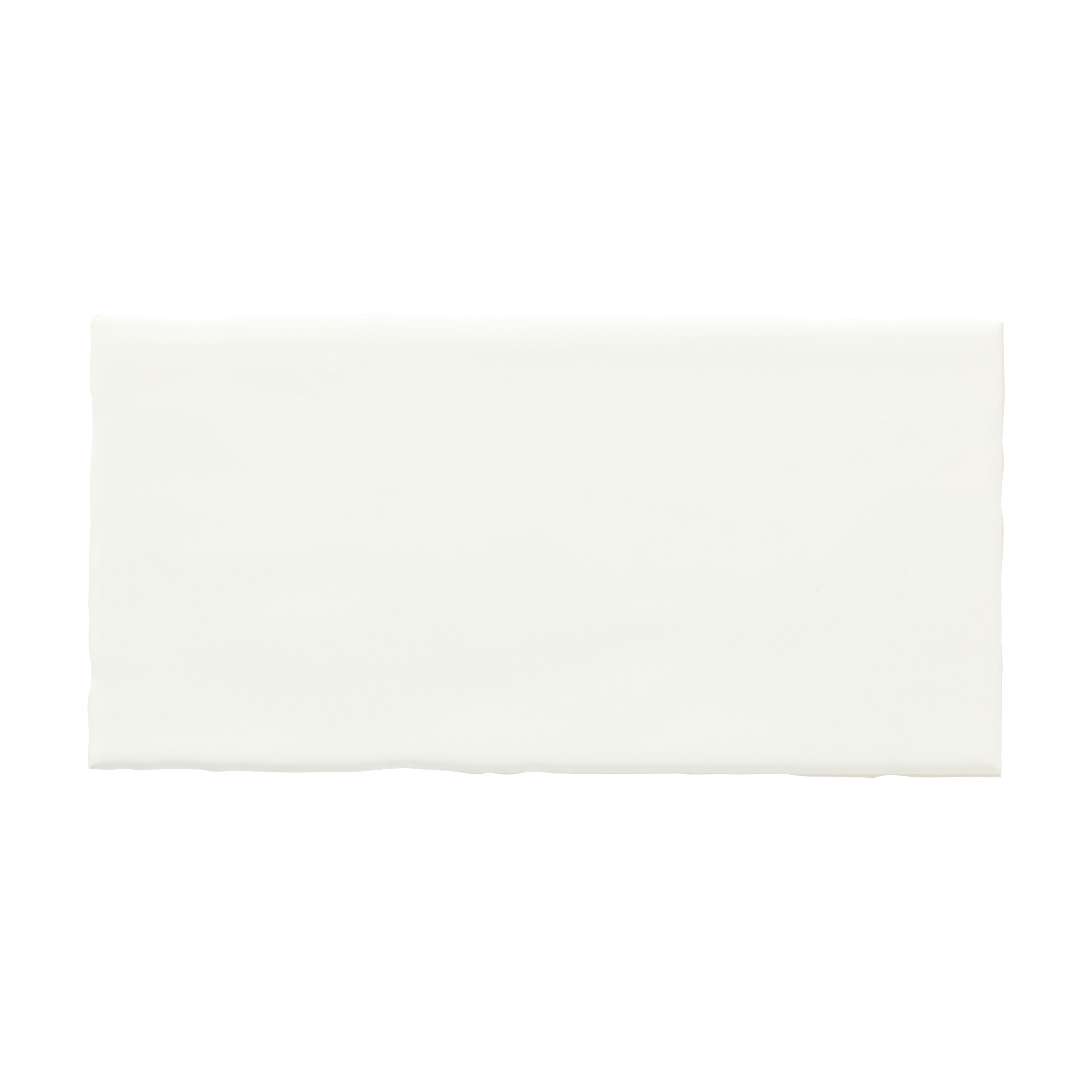 Vernisse White Gloss Plain Ceramic Indoor Wall tile - 10