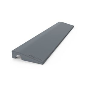 Versoflor Graphite Grey Tile edge strip (L)300mm (W)60mm (T)15mm, Pack of 6