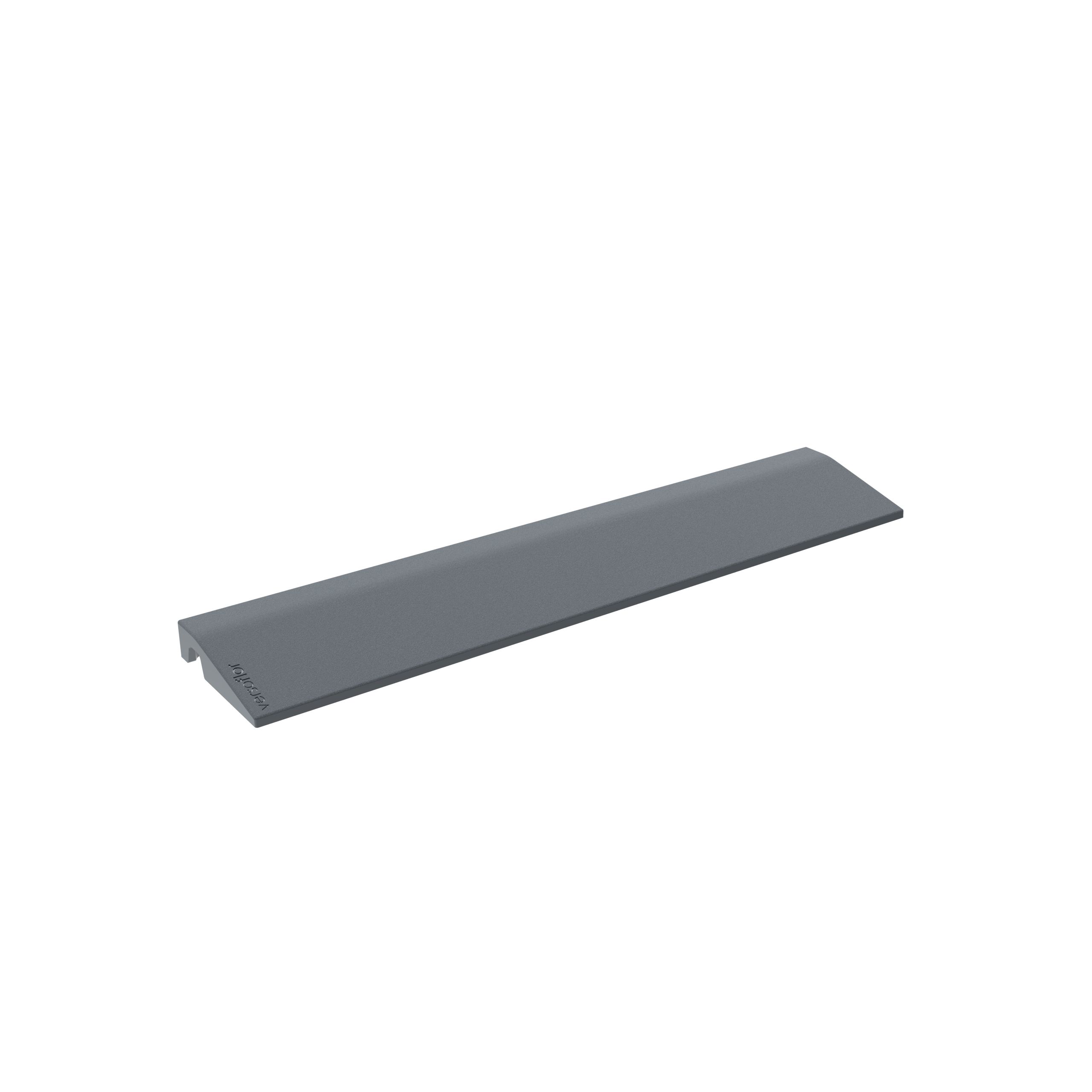 Versoflor Graphite Grey Tile edge strip (L)300mm (W)60mm (T)15mm