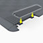 Versoflor Graphite Grey Tile edge strip (L)300mm (W)60mm (T)15mm, Pack of 6