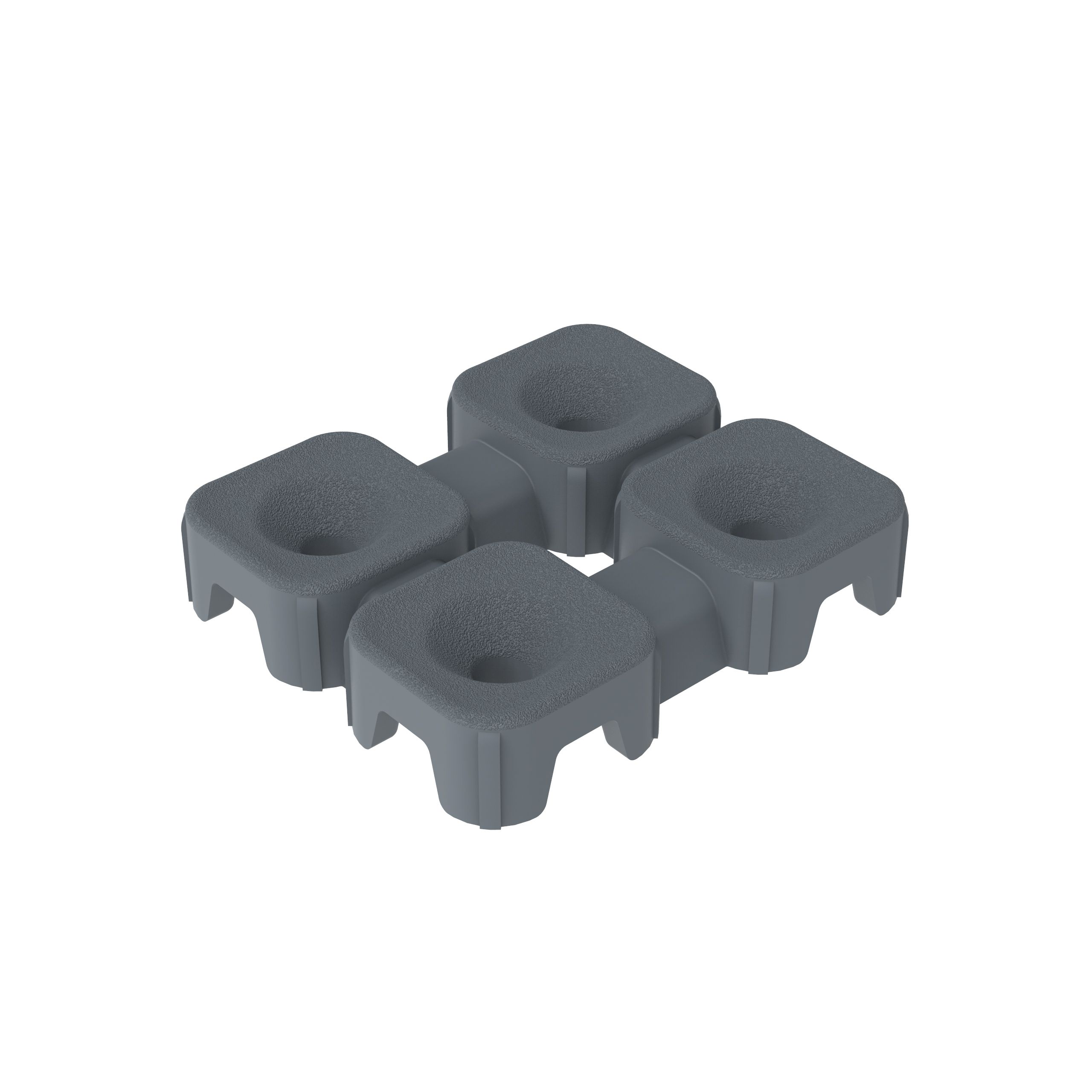 Versoflor Grey Tile connector (L)35mm (W)37mm (T)10mm, Pack of 10