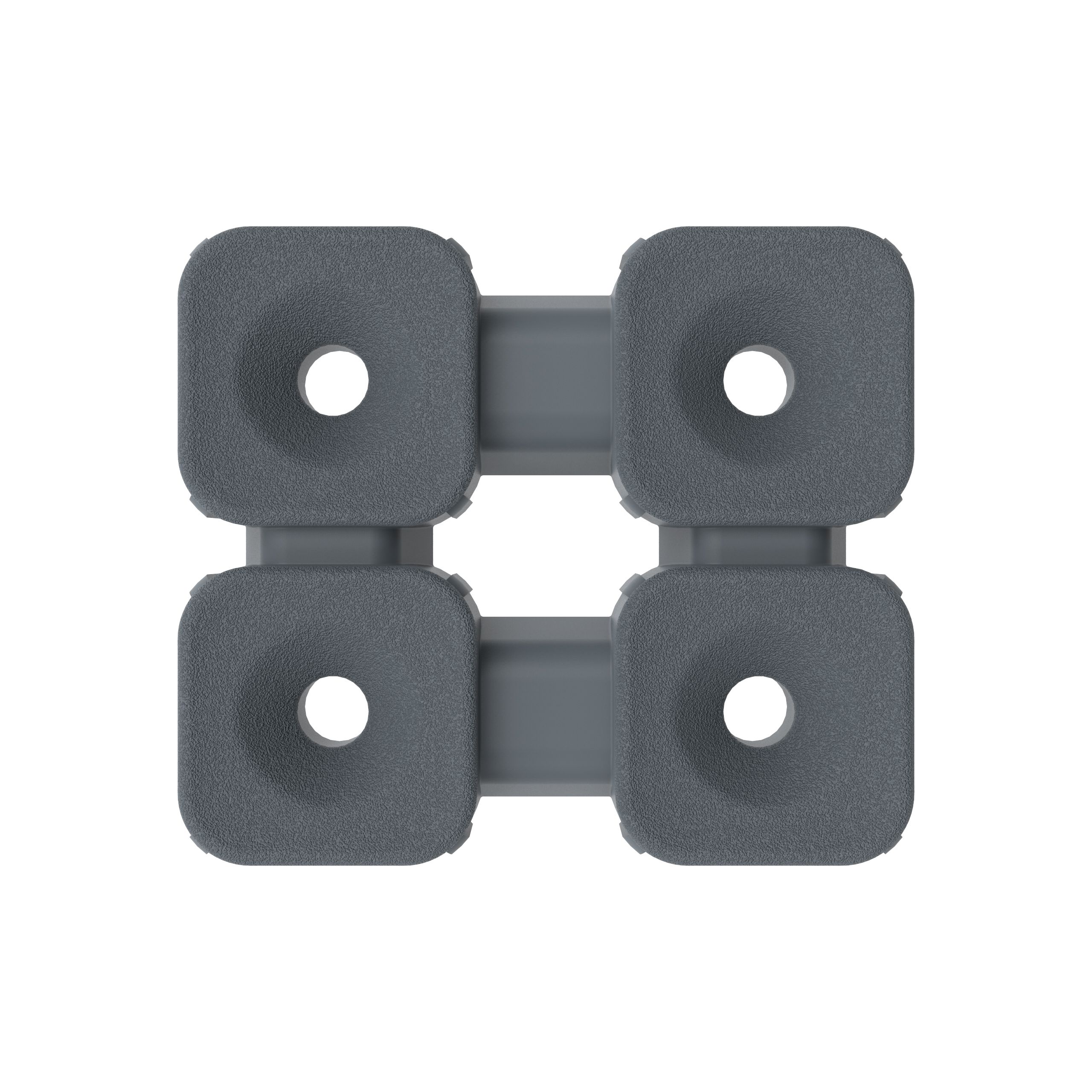 Versoflor Grey Tile connector (L)35mm (W)37mm (T)10mm, Pack of 10