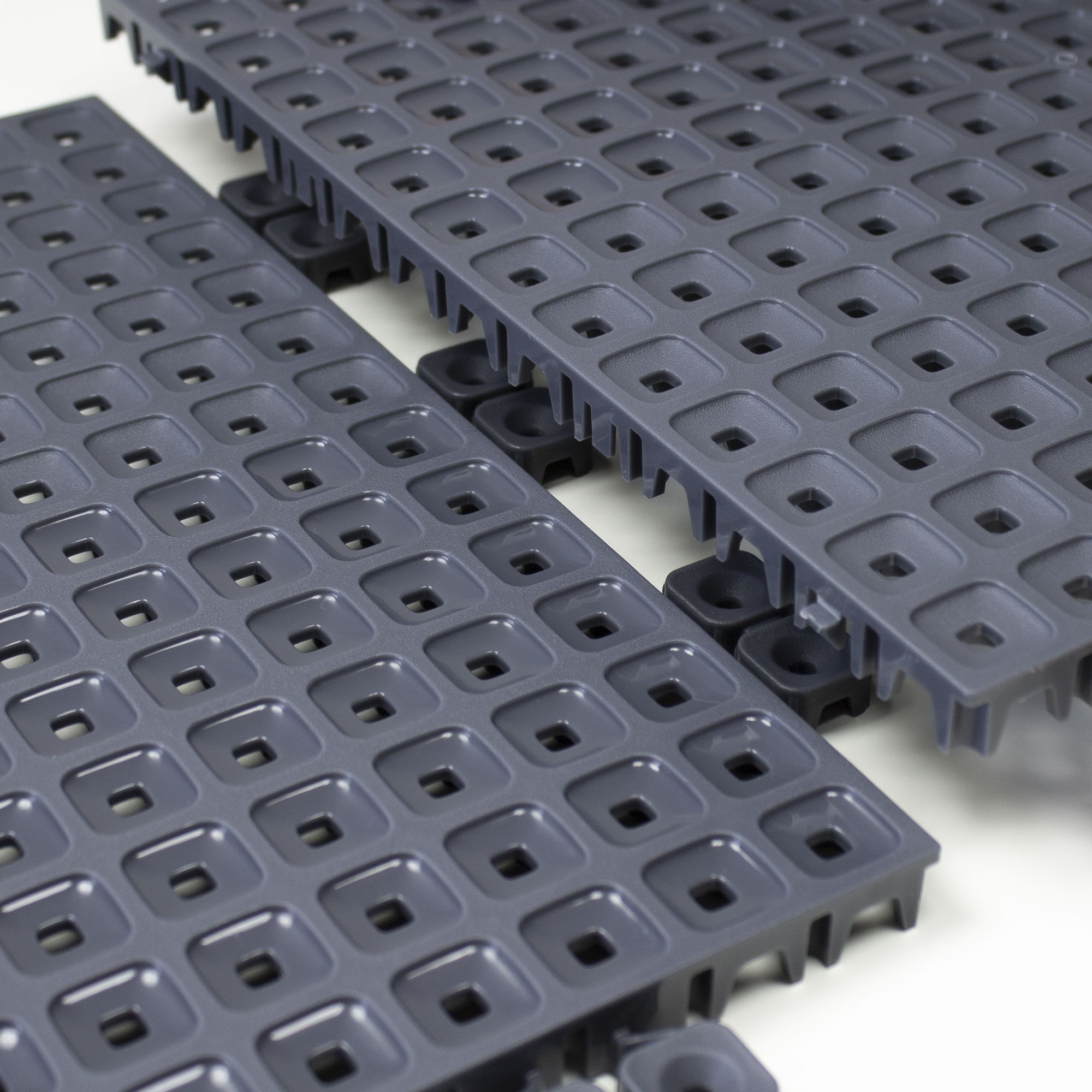 Versoflor Grey Tile connector (L)35mm (W)37mm (T)10mm, Pack of 10