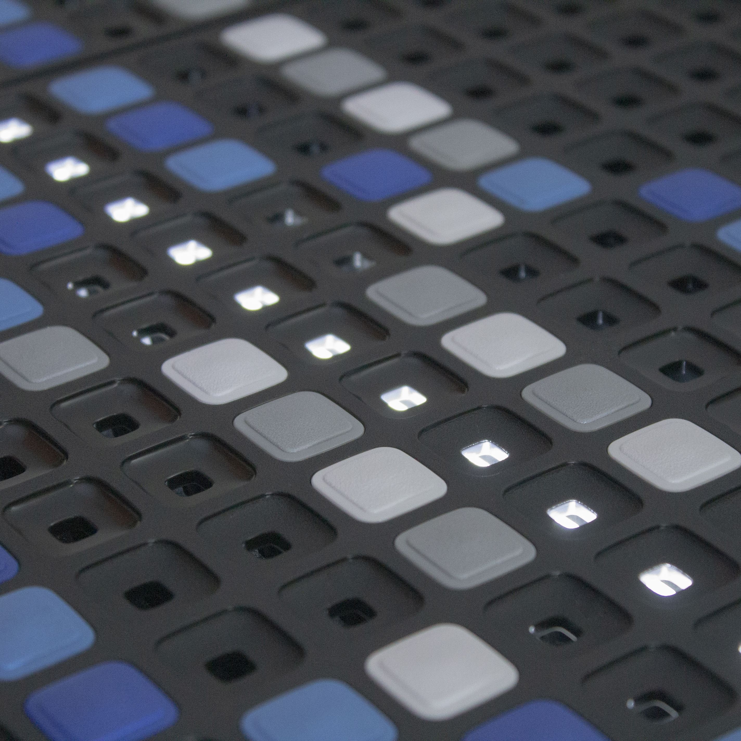 Versoflor Light Blue Push-in Mosaic tile (L)10mm (W)10mm (T)10mm, Pack of 100