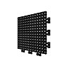 Versoflor Upflor Graphite black Interlocking floor tile 1m², Pack of 9