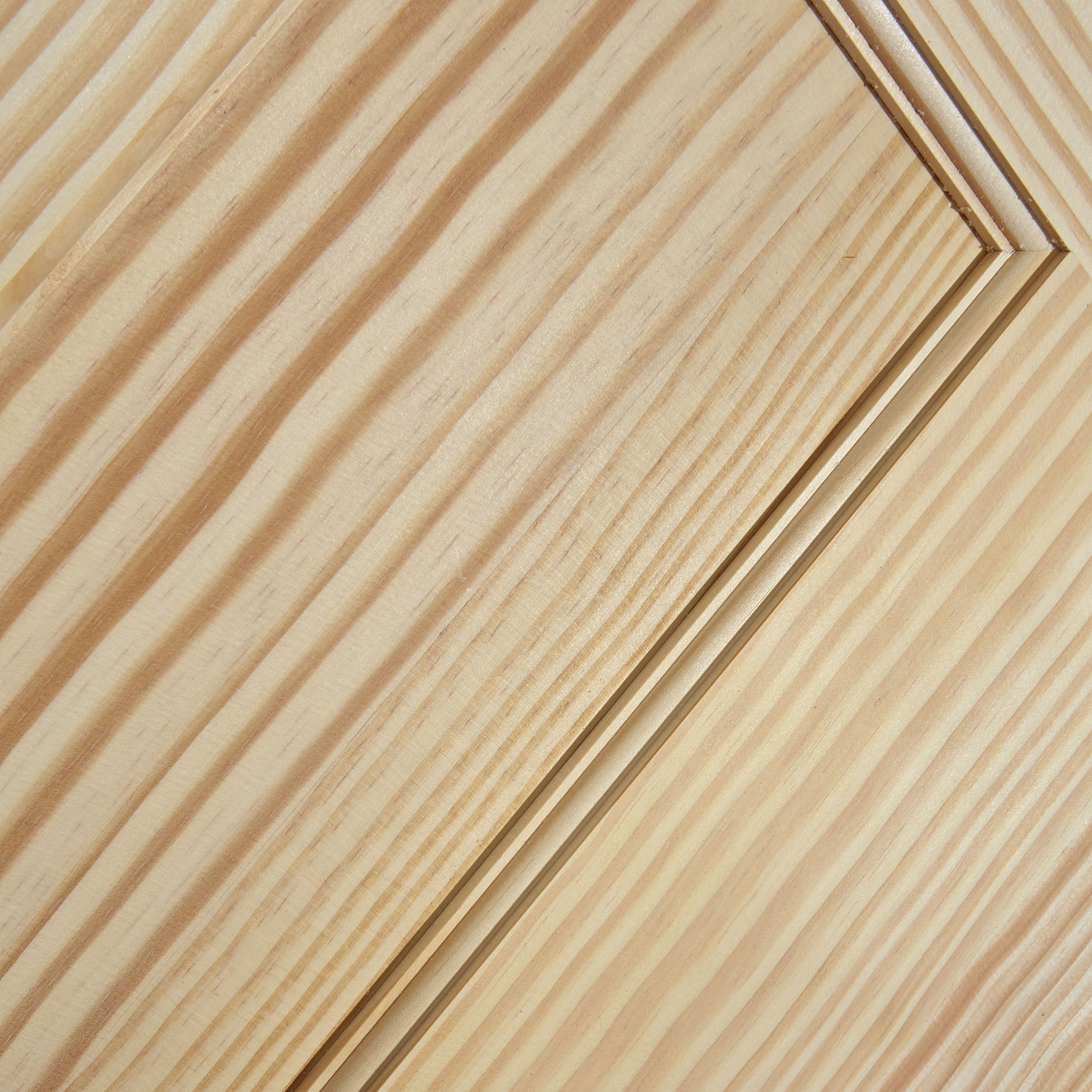 Vertical 2 panel Unglazed Contemporary Pine veneer Internal Clear pine Door, (H)1981mm (W)686mm (T)35mm