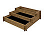 Verve 1200mmx1200mm Wood Raised bed kit 1.44m²