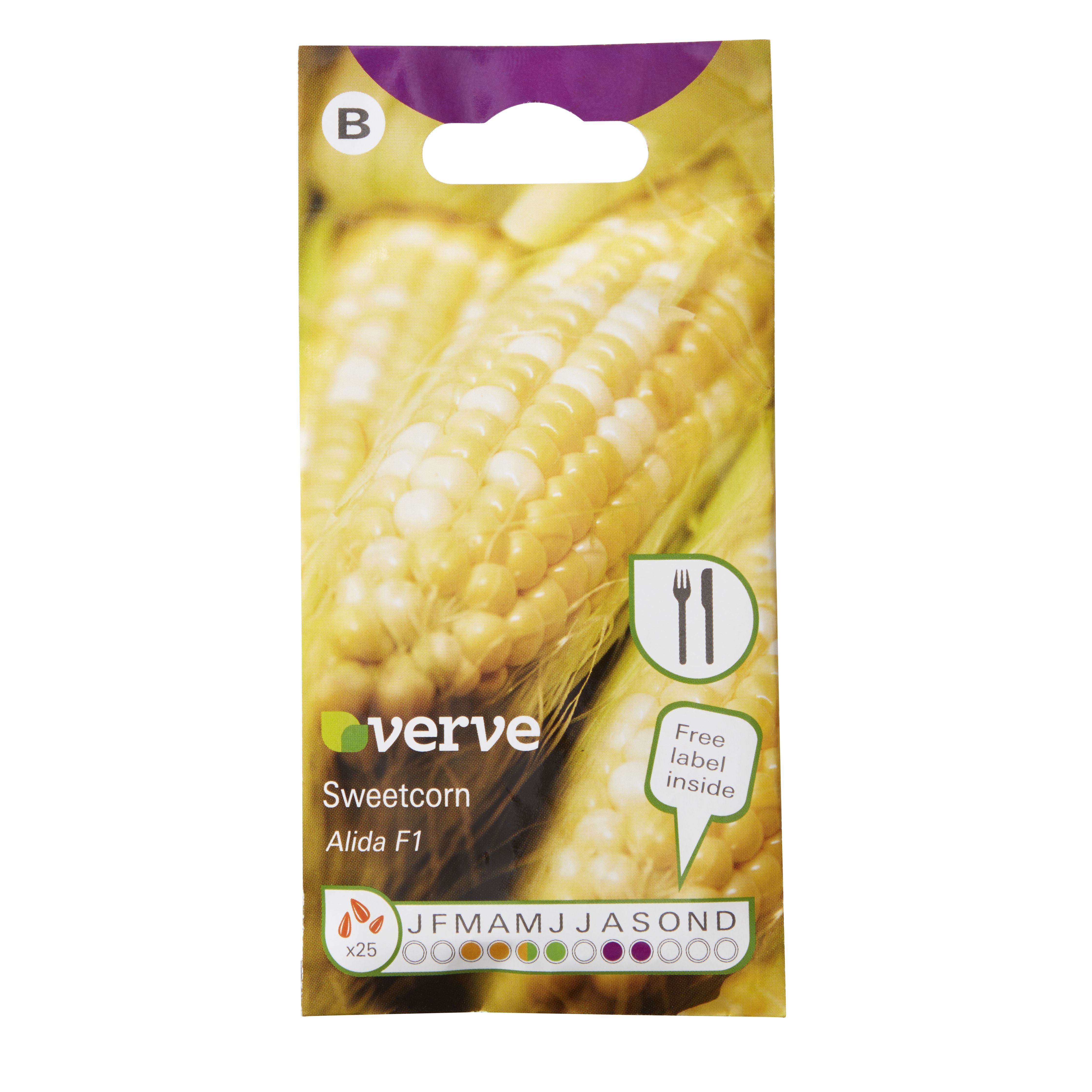 Verve Alida F1 sweetcorn Seeds