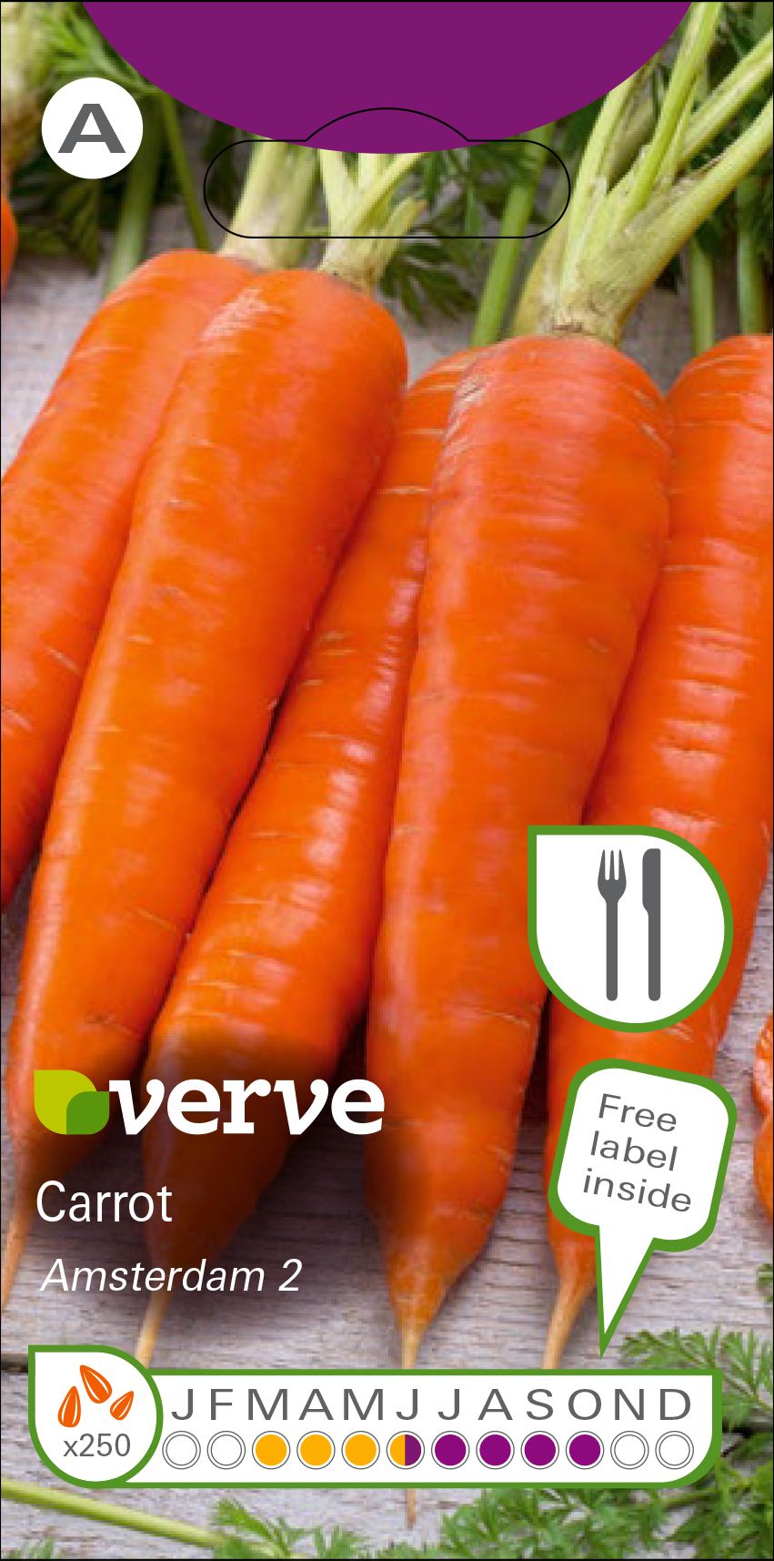 Verve Amsterdam 2 carrot Seeds