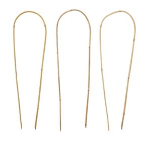 Verve Bamboo Hoop Plant support (L)60cm (W)60cm, Pack of 3
