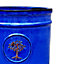 Verve Barcău Blue Ceramic Round Plant pot (Dia)20cm