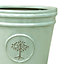 Verve Barcău Olive Ceramic Circular Plant pot (Dia)40cm