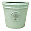 Verve Barcău Olive Ceramic Round Plant pot (Dia)40cm