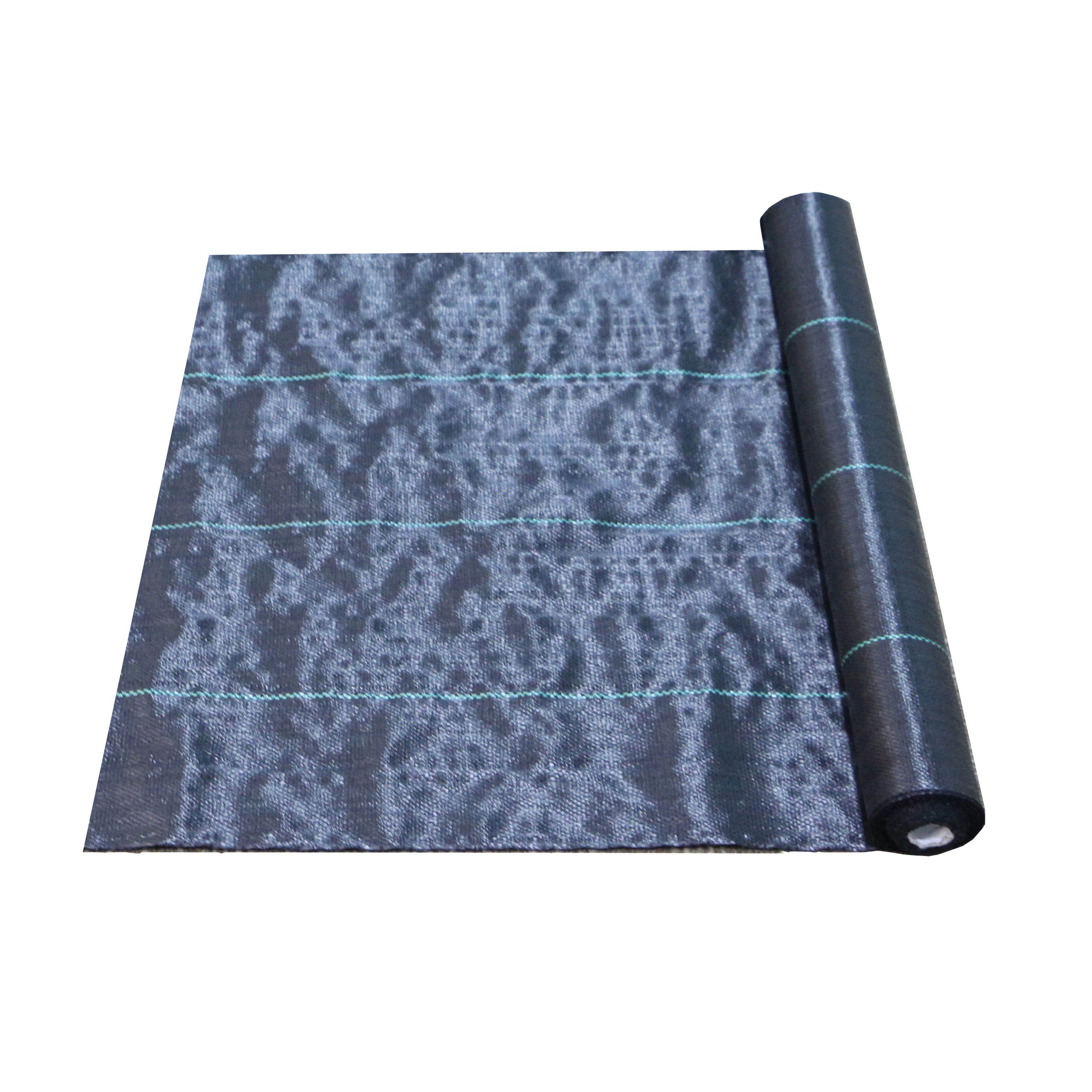 Verve Black Polypropylene Weed control fabric, (L)50m (W)2m DIY at B&Q