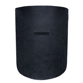 Verve Black Round Planter (H)45cm (W)36cm