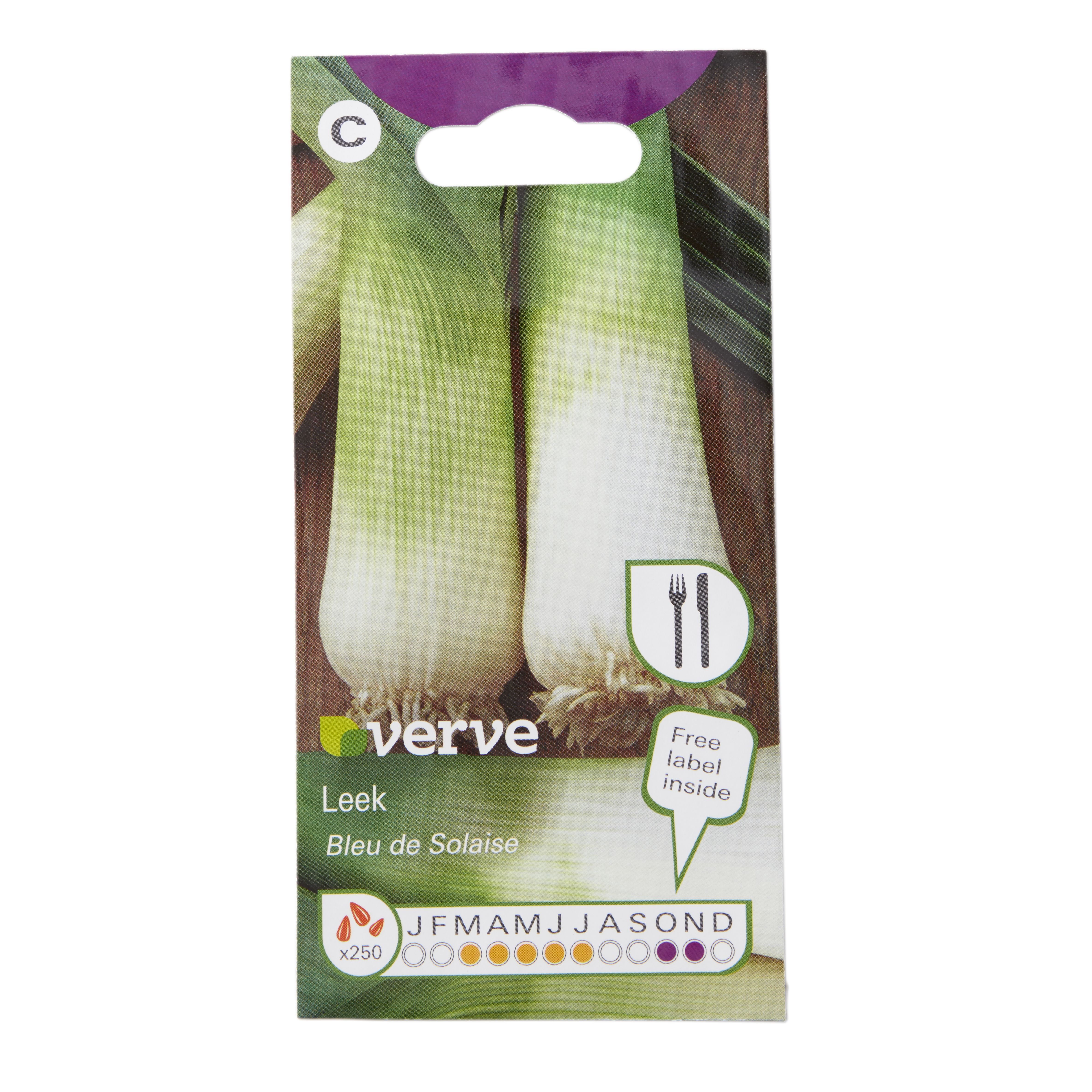 Verve Bleu de solaise leek Vegetable Seeds