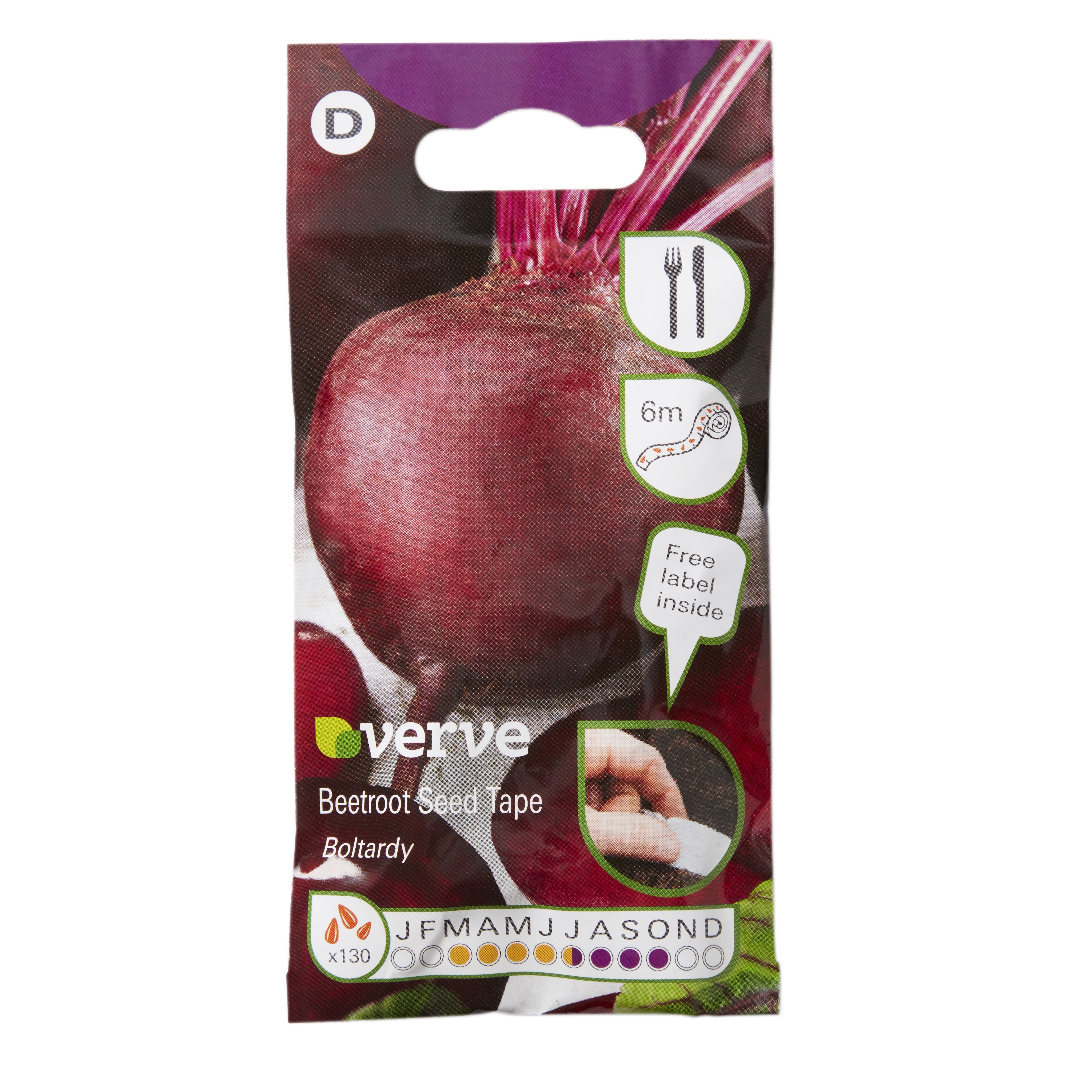 Verve Bolthardy Beetroot Seed tape