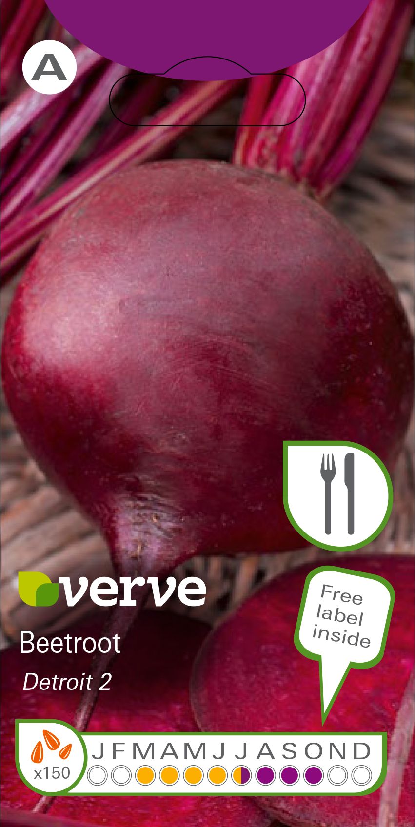 Verve Detroit 2 beetroot Seeds