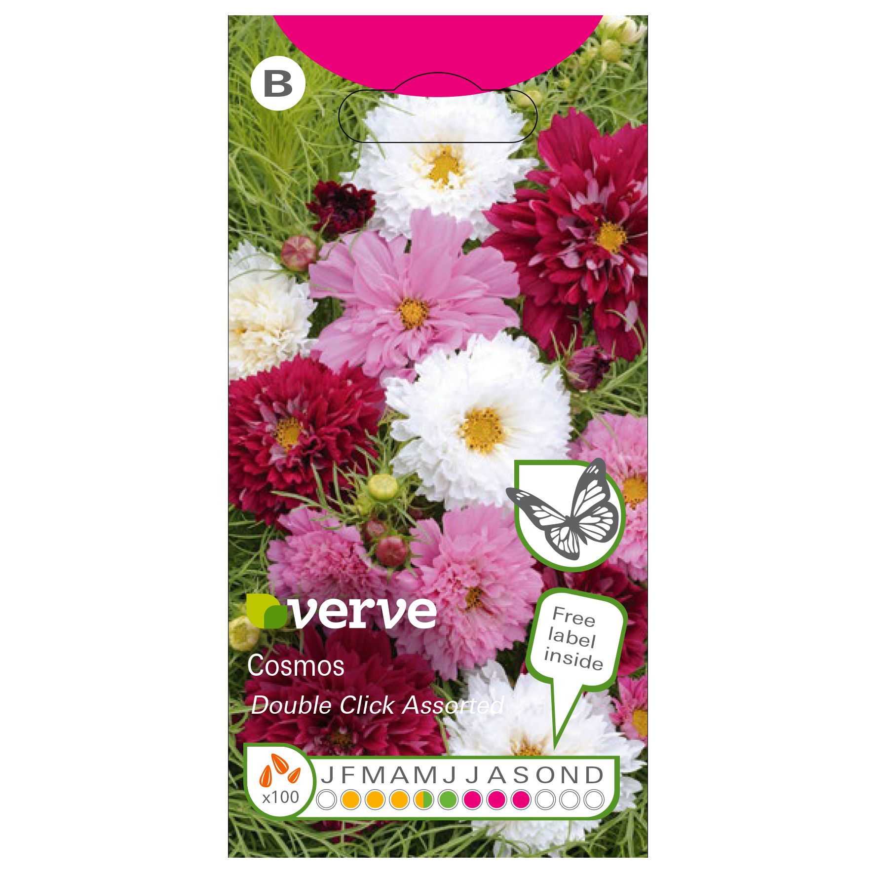 Verve Double click Cosmos Seeds