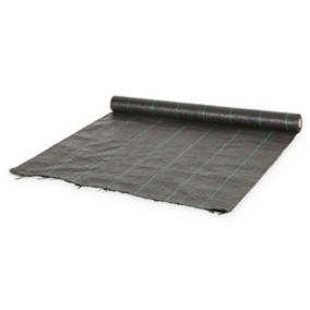 Verve Driveway Black Polypropylene Weed control fabric, (L)30m (W)1m