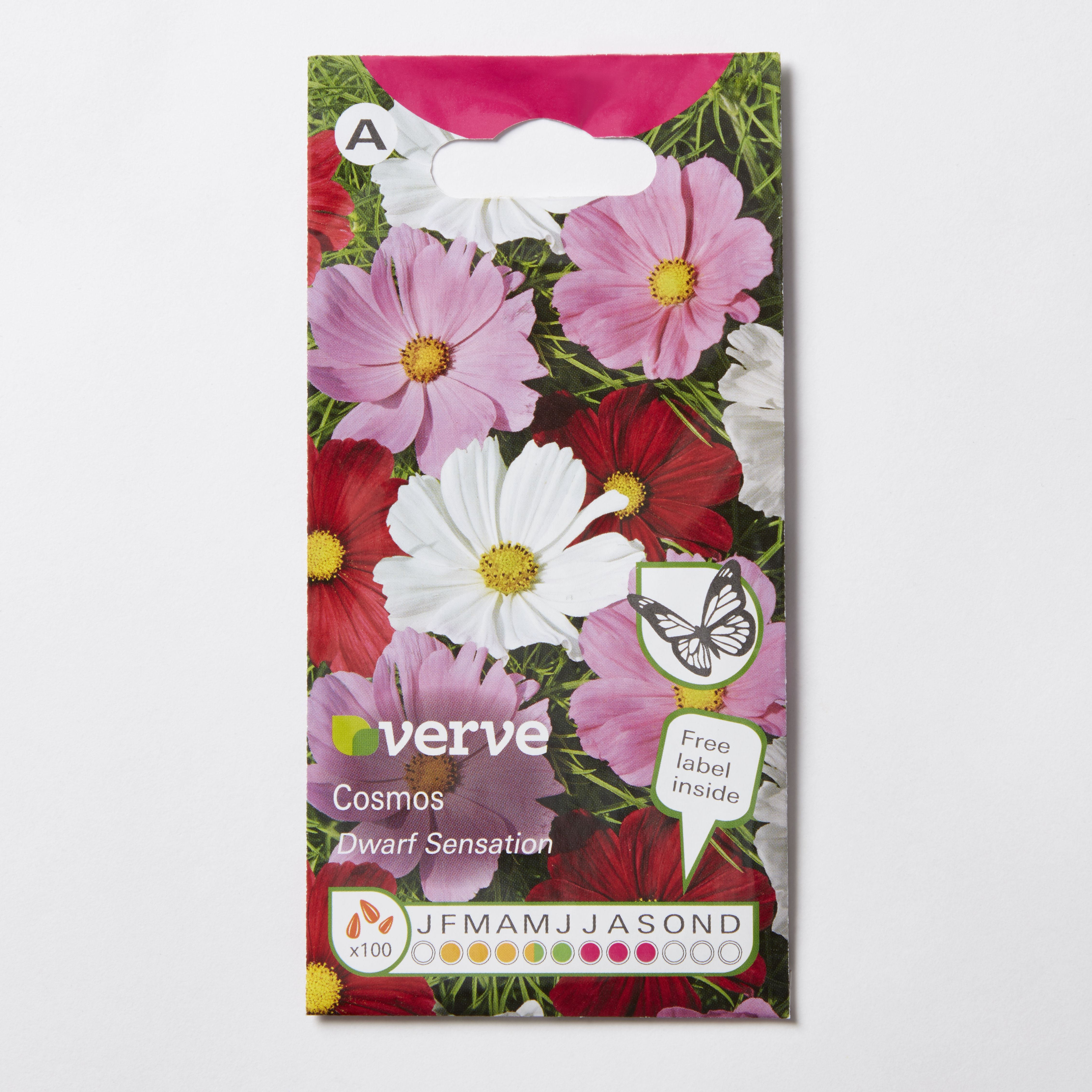 Verve Dwarf sensation Cosmos Seeds