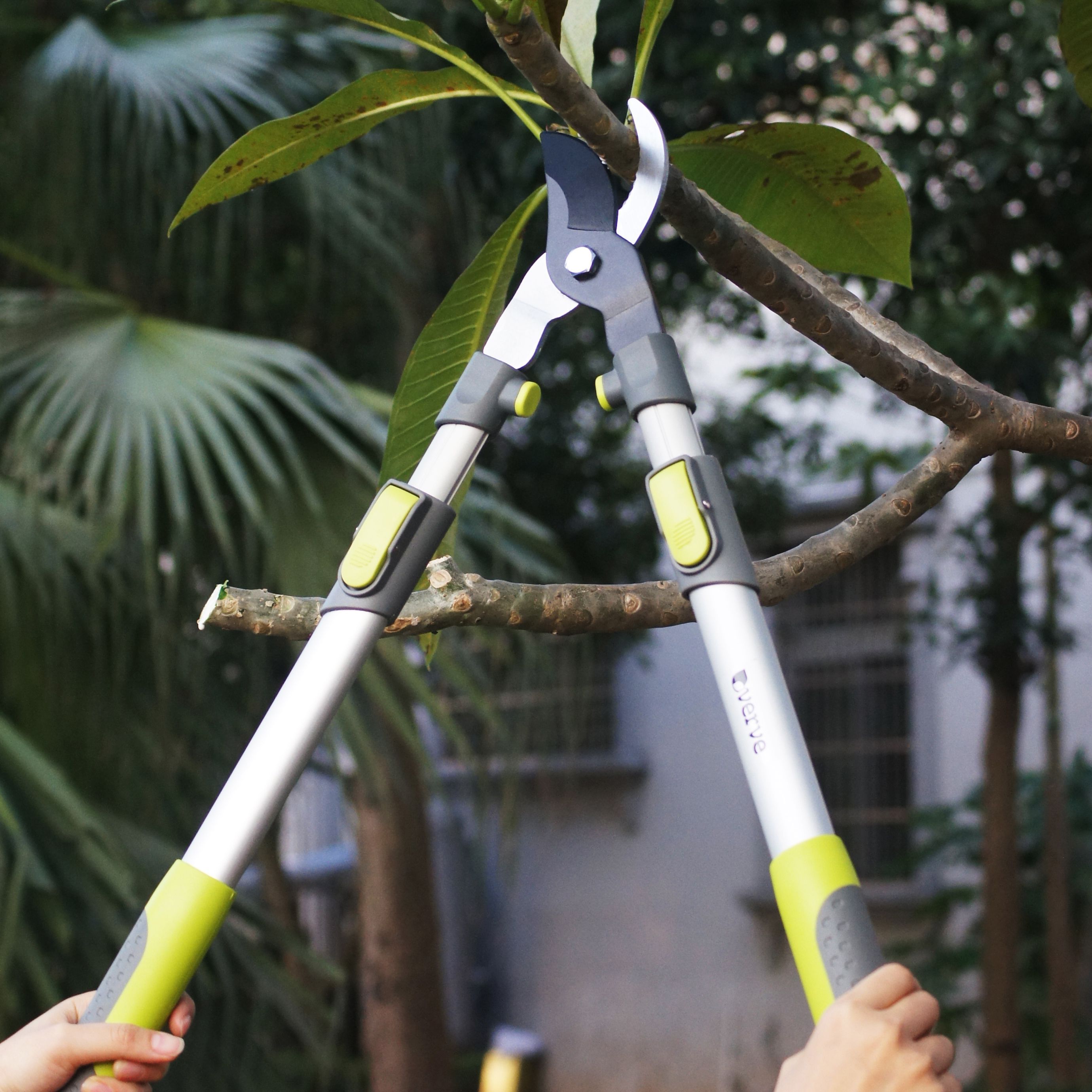 Verve Easy Grip Bypass Telescopic Loppers Diy At B Q