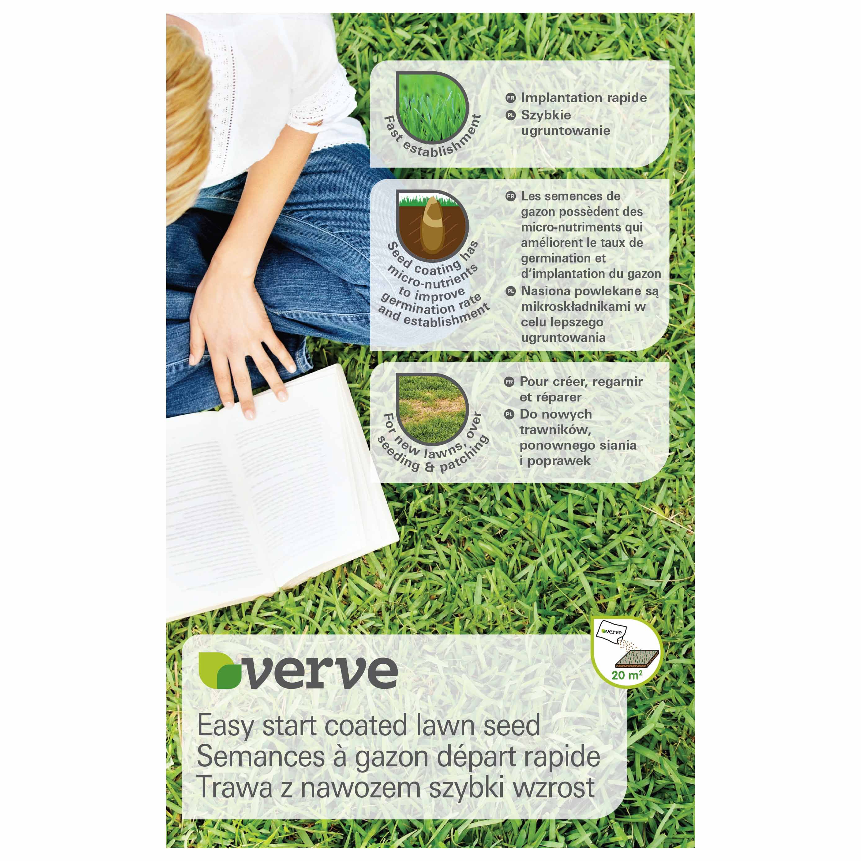 Verve Easy start Grass seeds, 0.5kg